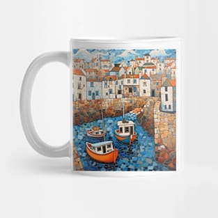 Fishing Boats at Mousehole Harbour Mug